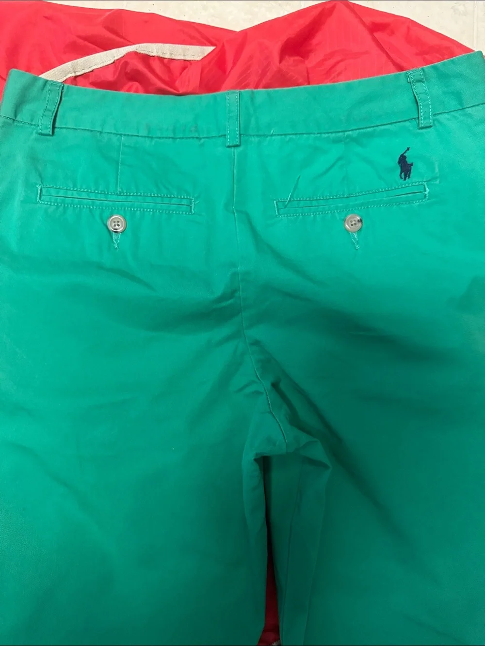 Polo by Ralph Lauren Bright Green Cotton Shorts kid size 18